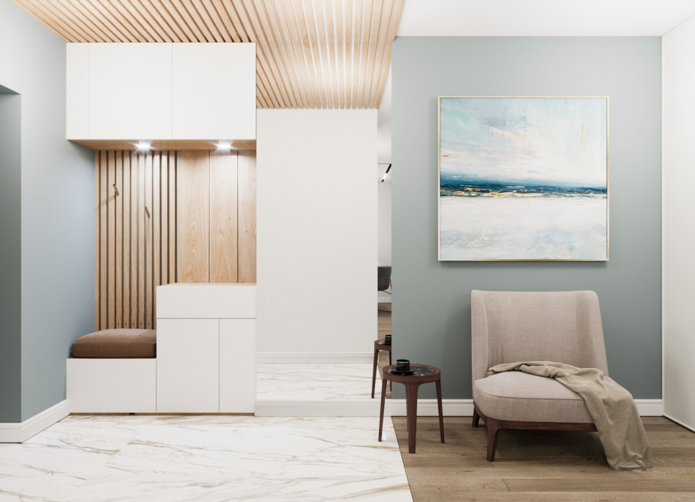 интерьер 2-комнатной квартиры для молодой семьи. ЖК Панорама