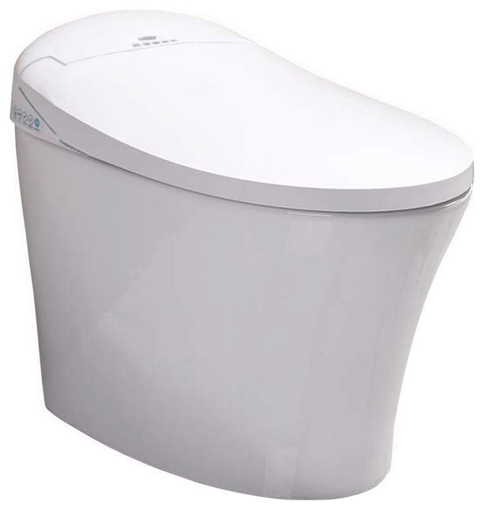 Trone Aquatina Smart Bidet Toilet Combo with Heated Seat, Night Light