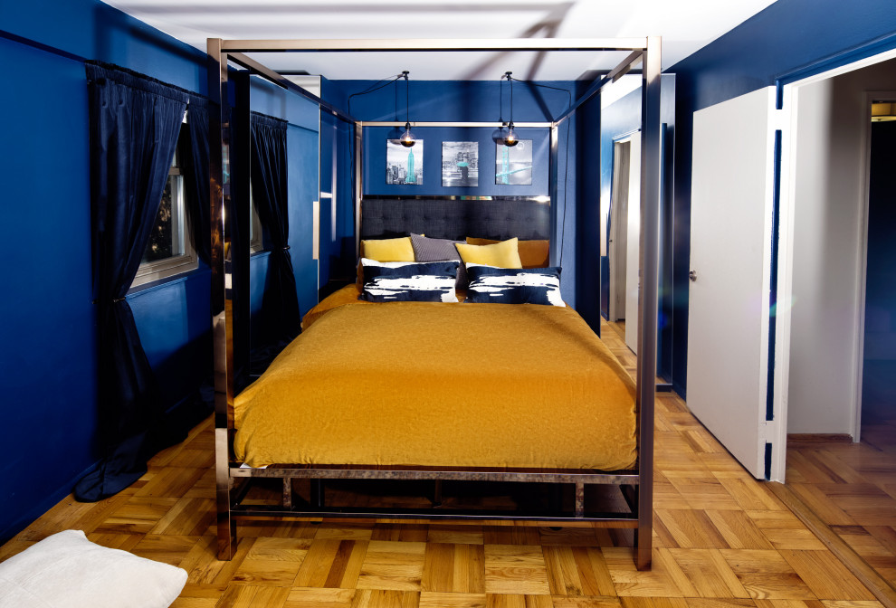 This is an example of a modern bedroom.