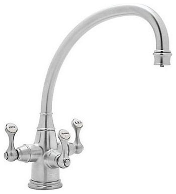 Rohl Perrin And Rowe Triple Handle Filtering Kitchen Faucet