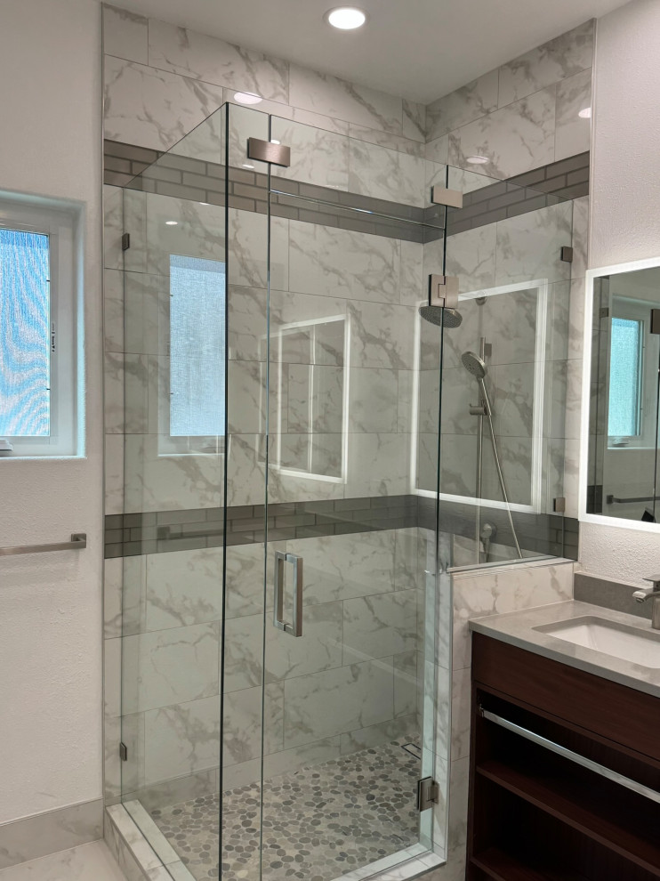 SLC, UT, Custom bathroom and powder room