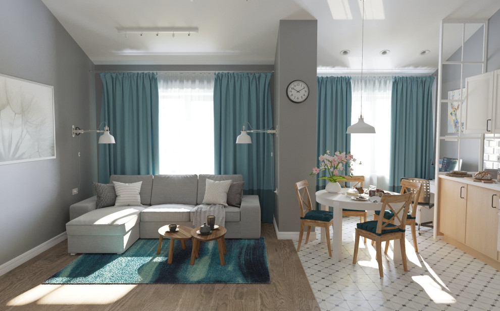 Типовой проект мансардной квартиры в ЖК"Театральный парк"