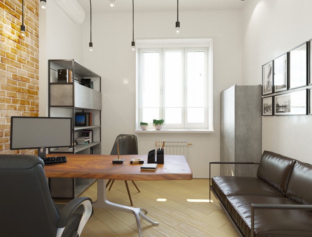 Офис страховой компании в стиле ЛОФТ