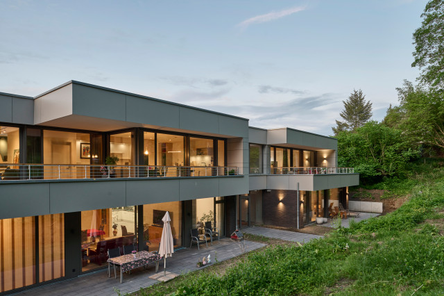 Appartementhaus contemporary-fasad