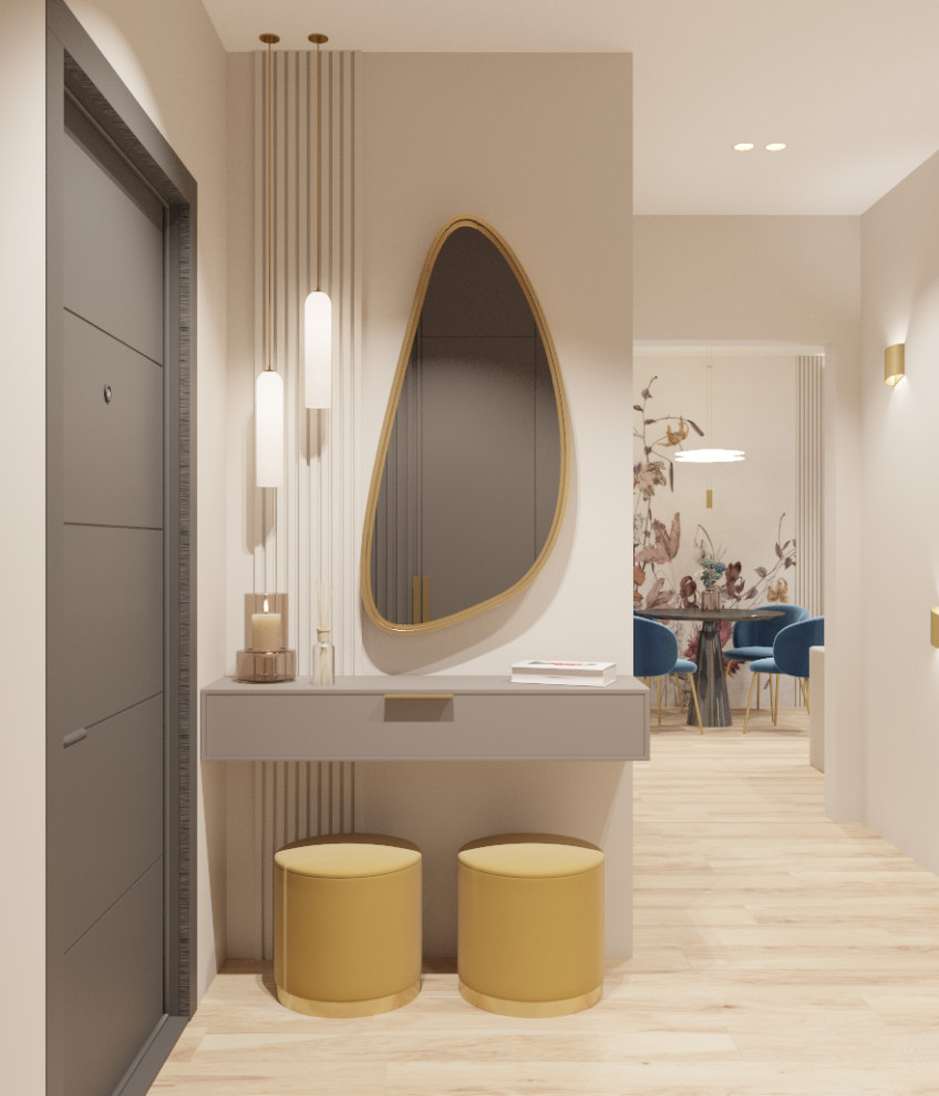 прихожая в ЖК Ньютон