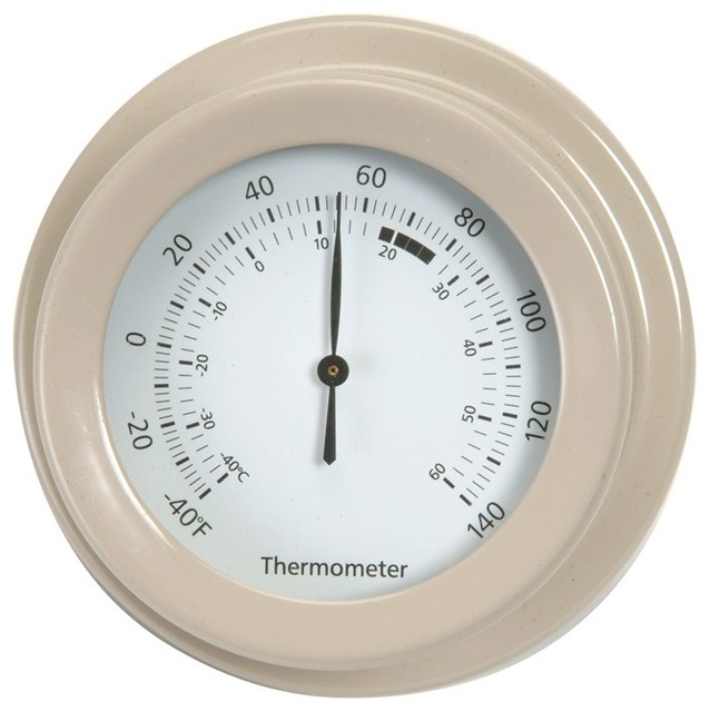 Classic Thermometer in Clay Modern Decorative Thermometers by