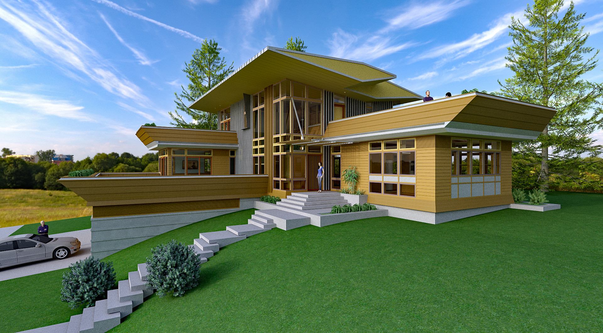 'Shooting Stars' Unbuilt Projects: The Eder Residence