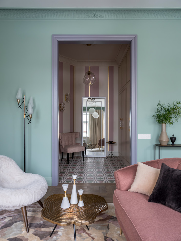 Романтичный интерьер на Сретенке 107 кв.м.