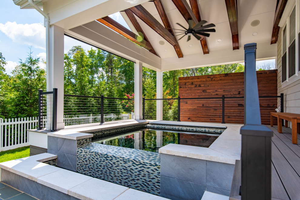 Transitional pool photo in DC Metro