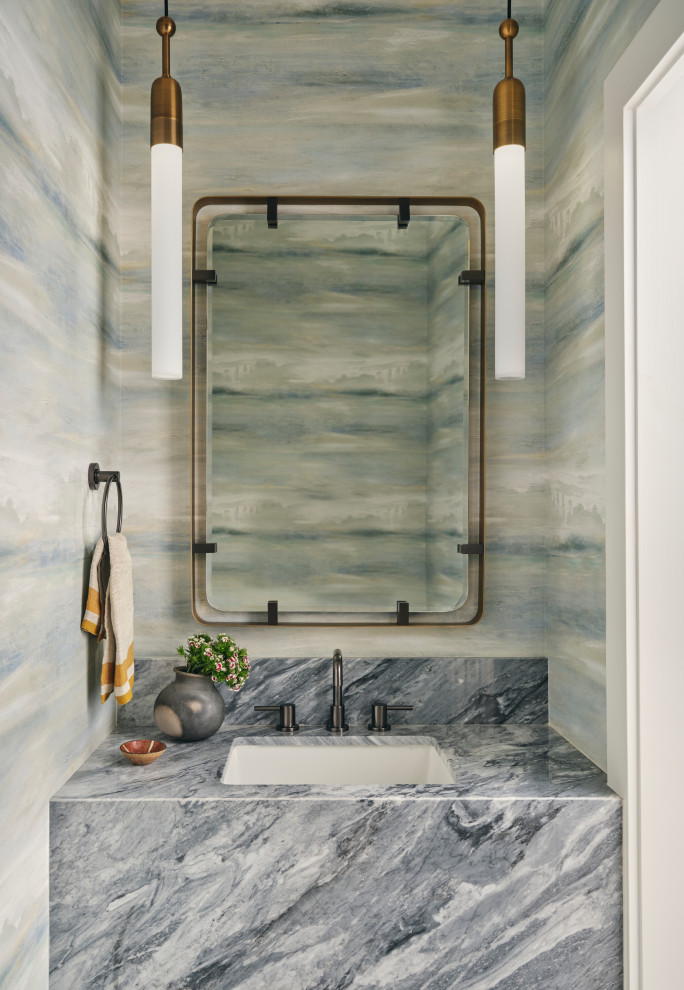 Lake Cypress Springs - Transitional - Powder Room - Dallas - by Traci ...