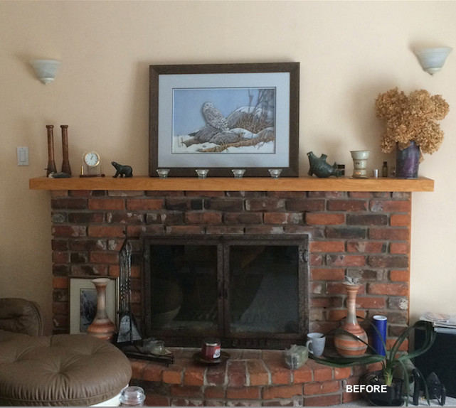 Fireplace transformation!