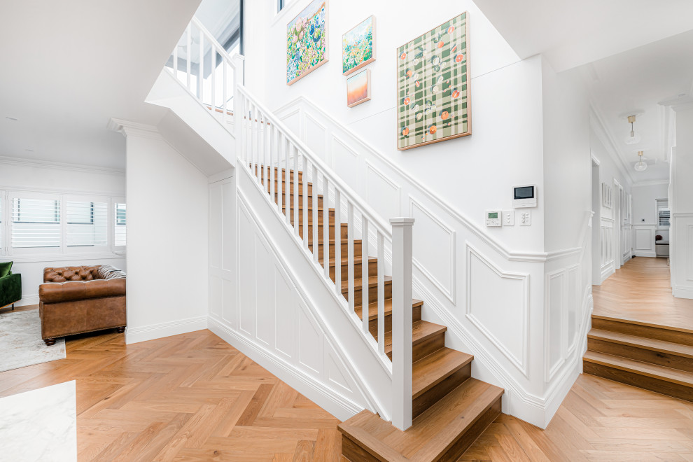 Photo of a contemporary staircase in Sydney.