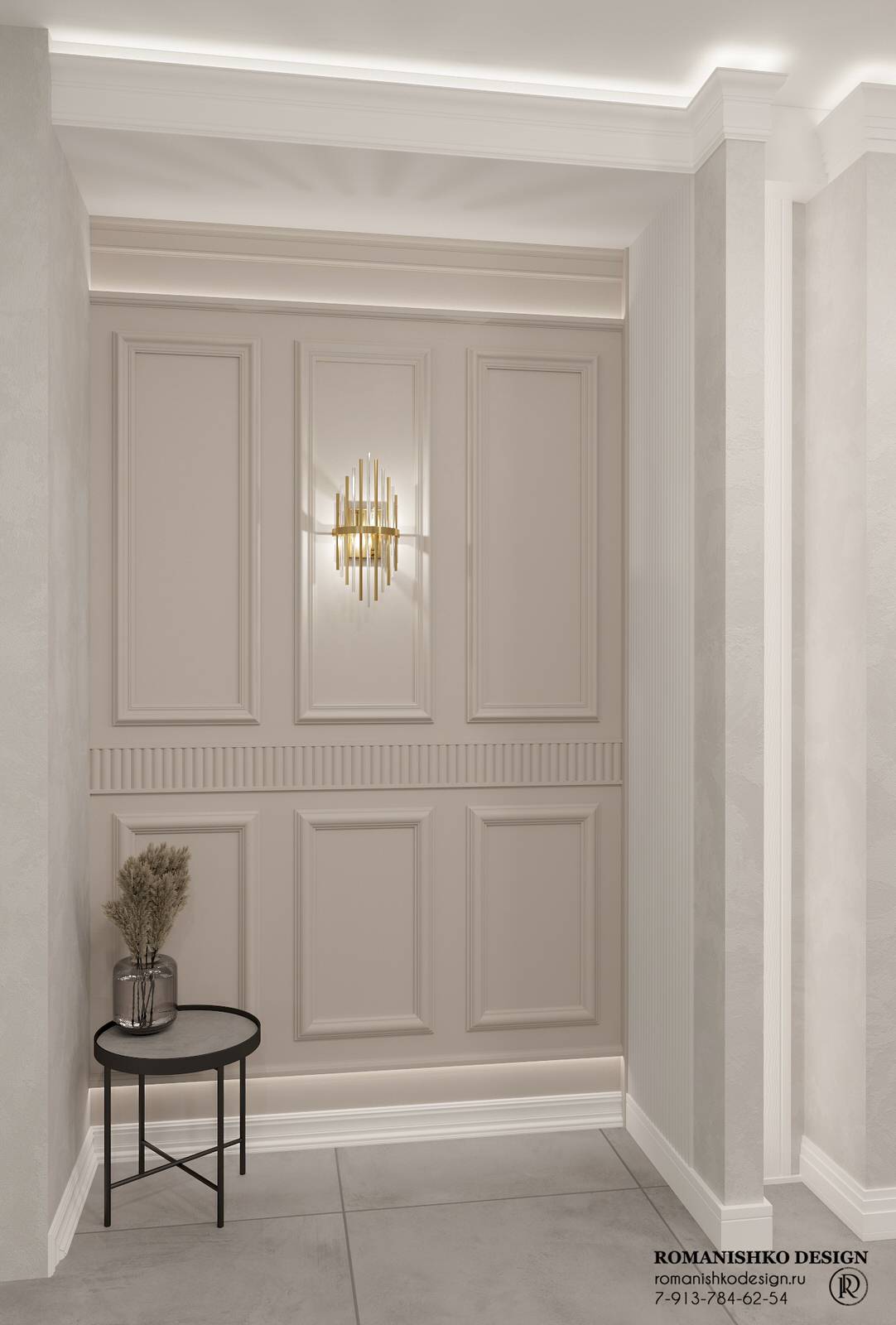 Дизайн выставочного зала магазина лепного декора "HIWOOD"