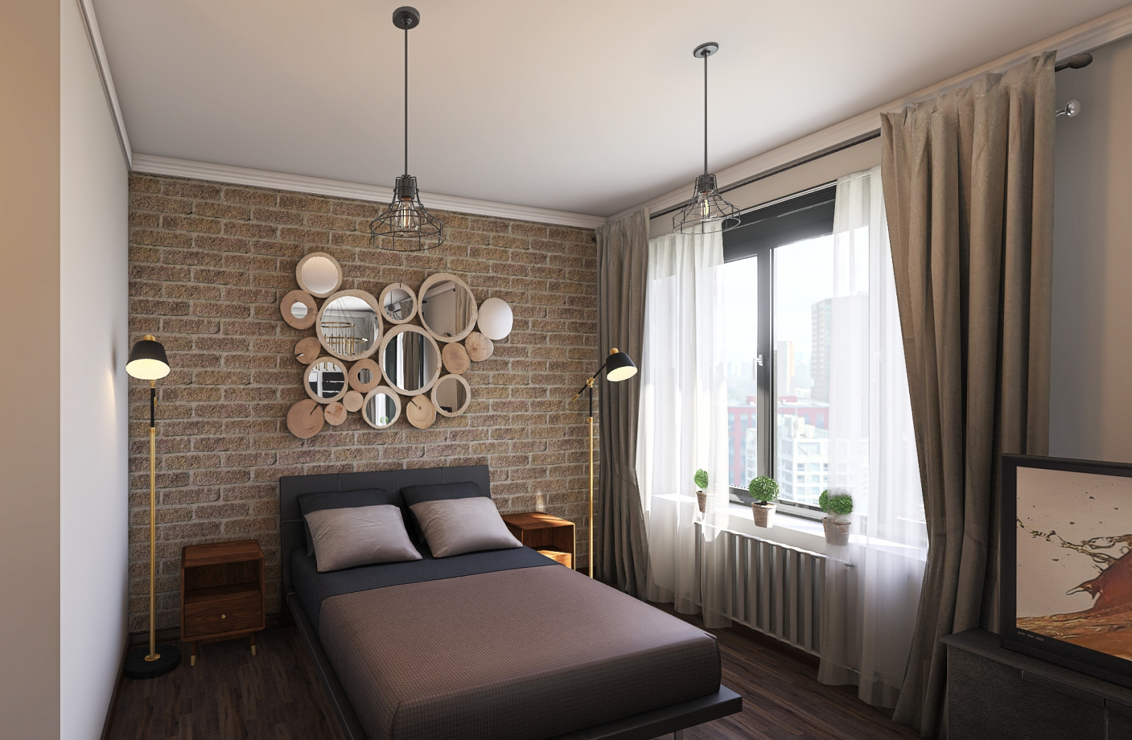 Скандинавский стиль в интерьере студии