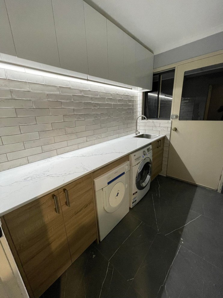 Black Marble Look Bathroom by Dream Tiling Bathroom Gold Coast Tweed by Nerang Tiles