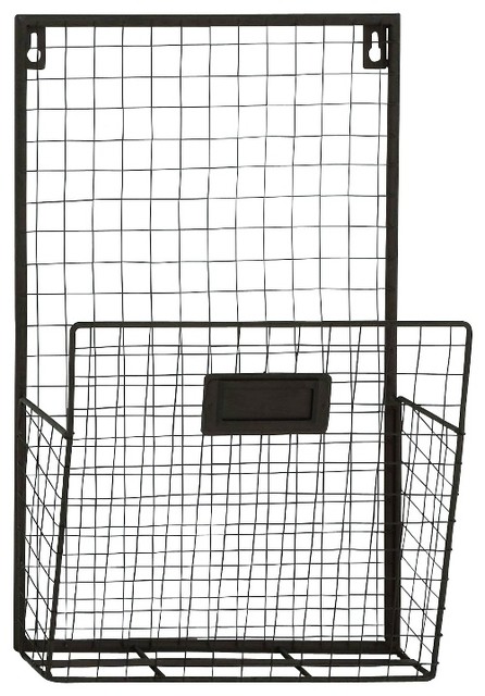 Multipurpose Metal Wall Unit Wire Mesh Basket Perfect Holding Files Multipurpose Metal Wall Unit Wire Mesh Basket Perfect Holding Files