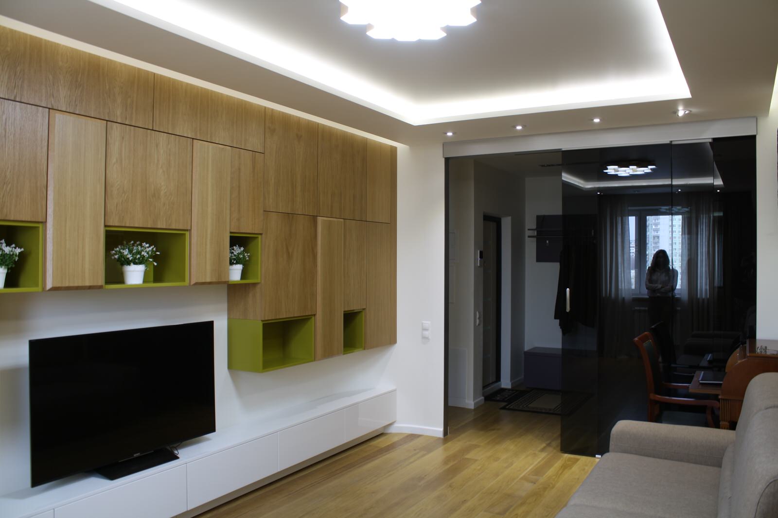 Реализованный проект "Квартира в полосатом доме на Академика  Янгеля"