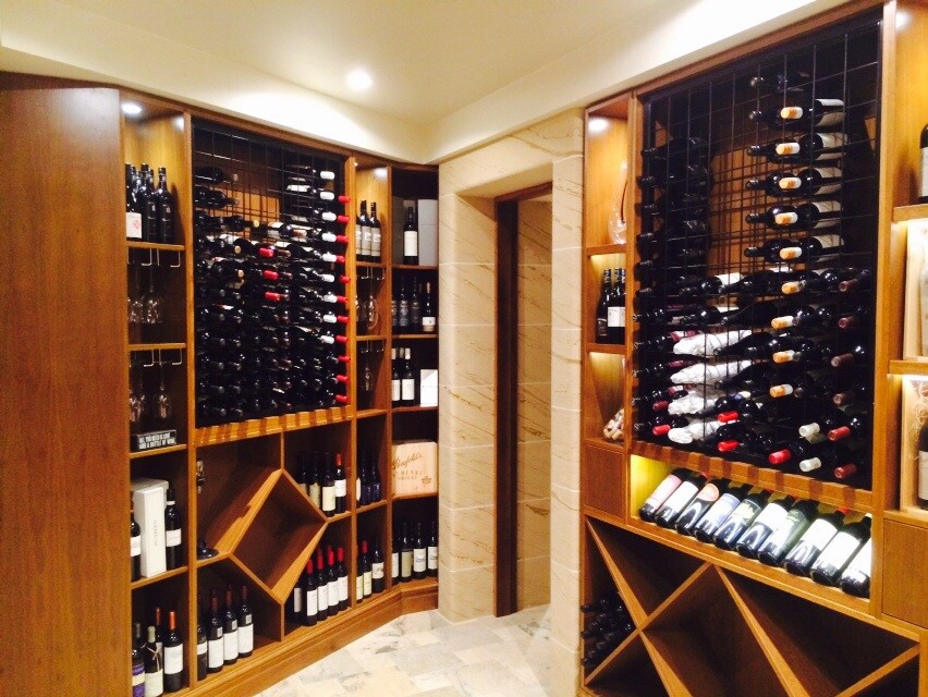 Inspiration for an eclectic wine cellar remodel in Sydney