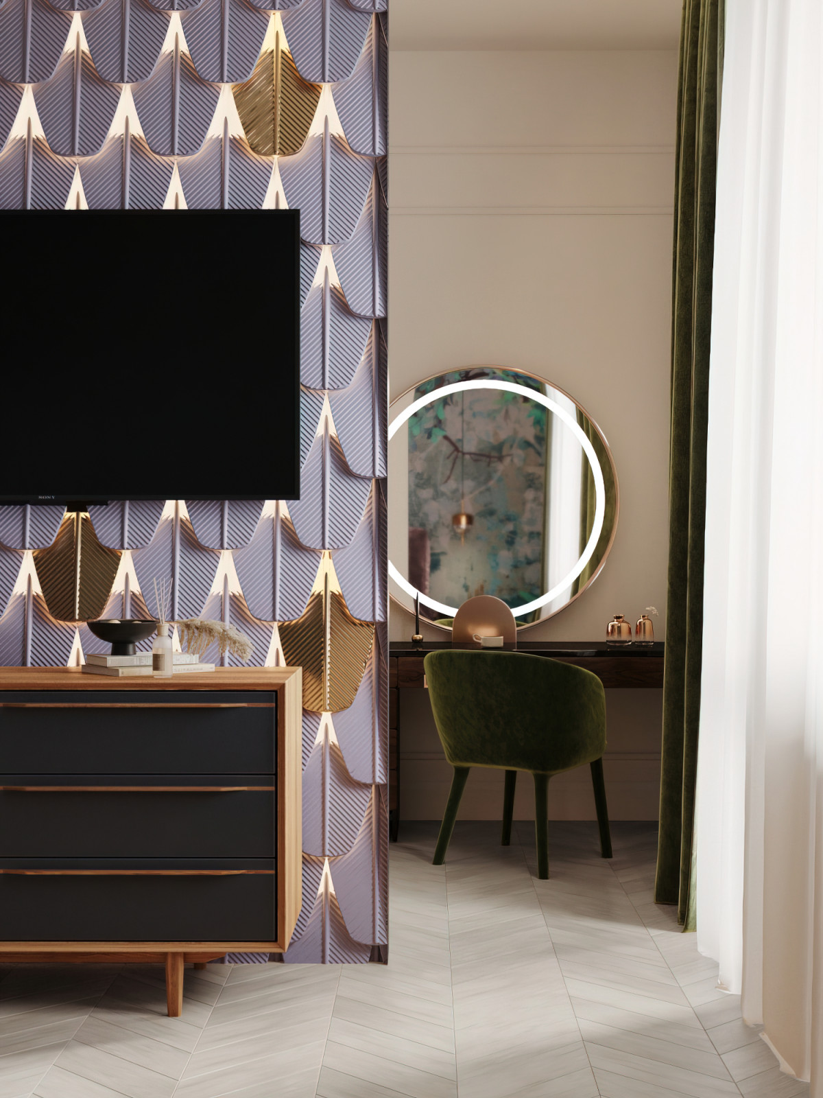 Четырехкомнатная квартира в ЖК Платинум