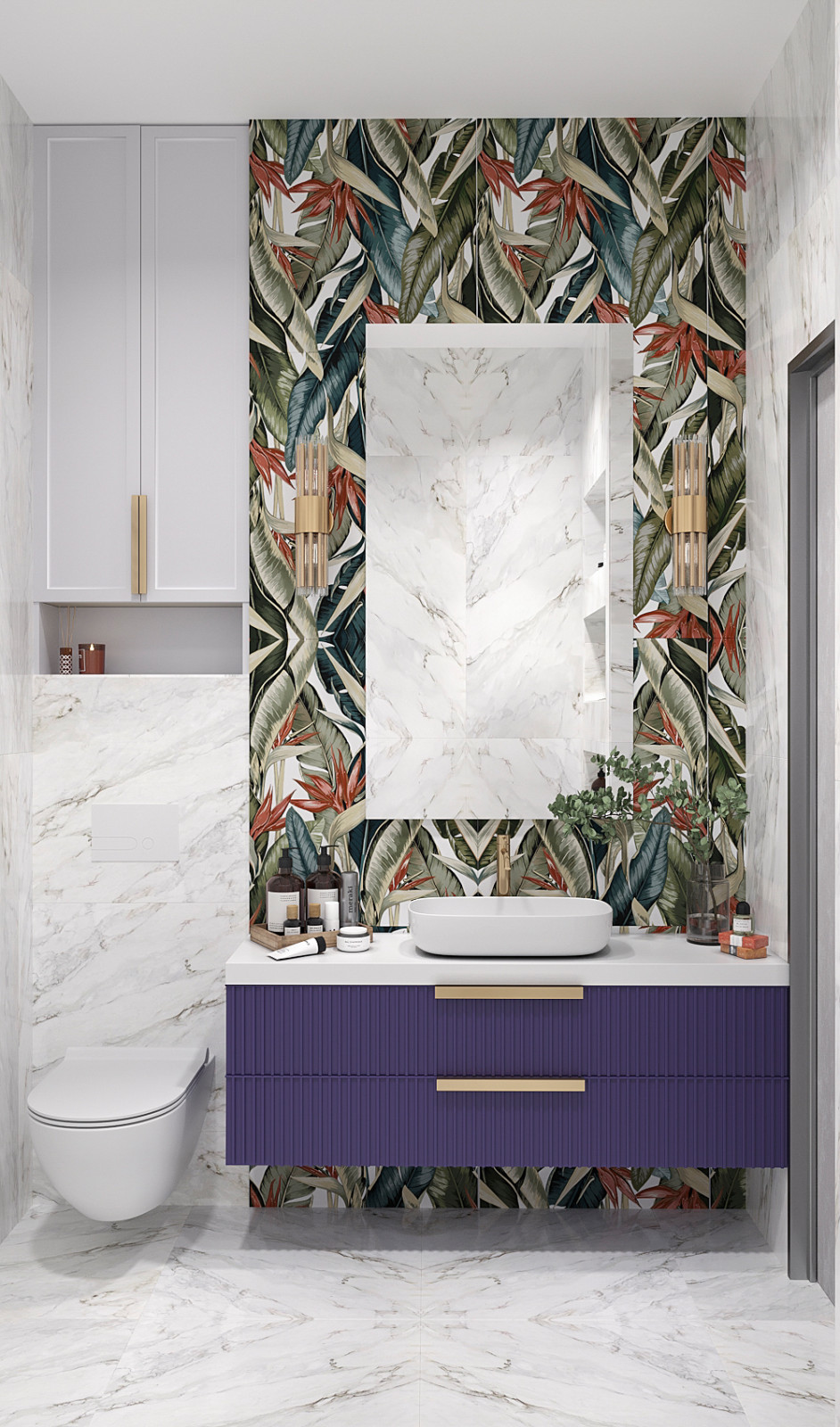 санузел в стиле ардеко