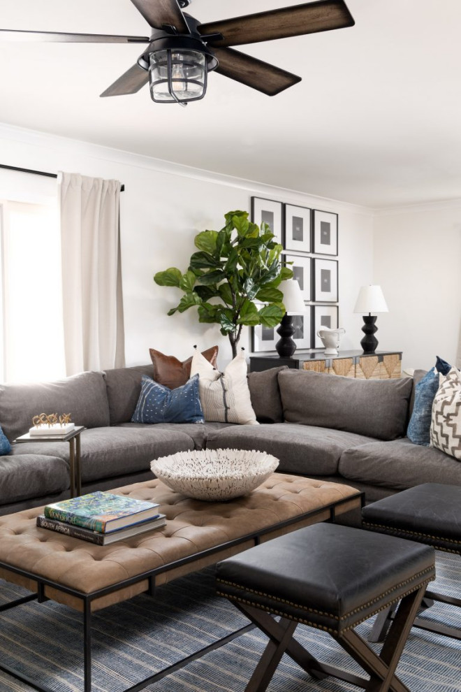 Inspiration for a transitional home design remodel in Phoenix