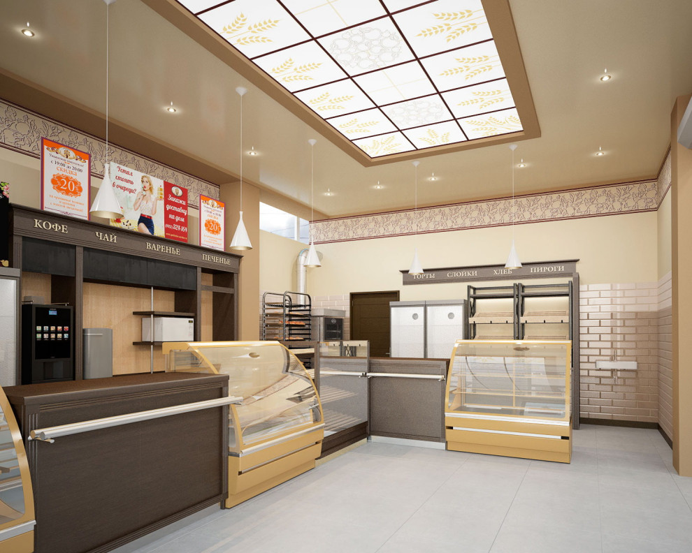 Яблонька | Дизайн кондитерской на 2-й Садовой