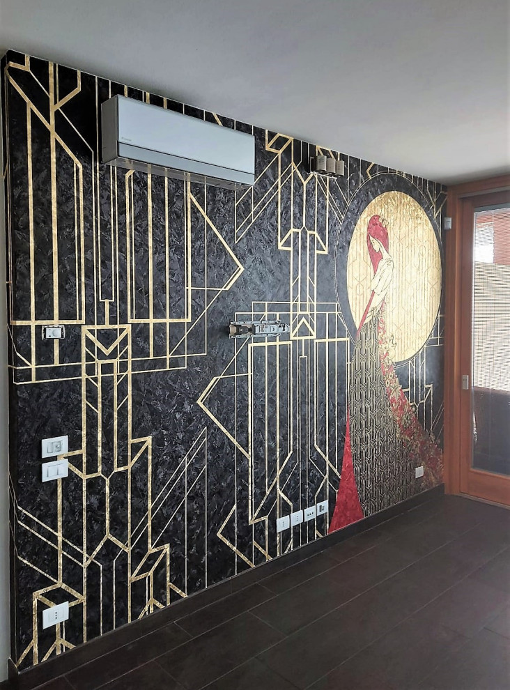 Relooking parete living e parete studio