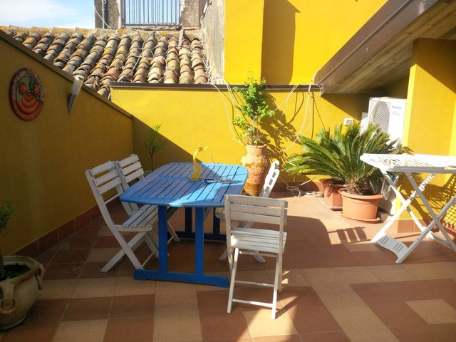 cucina e terrazza landhausstil-terrasse