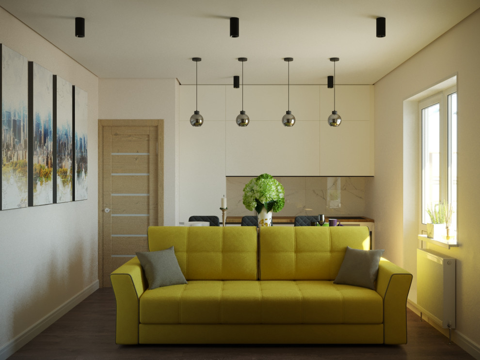 Дизайн-проект однокомнатной квартиры.