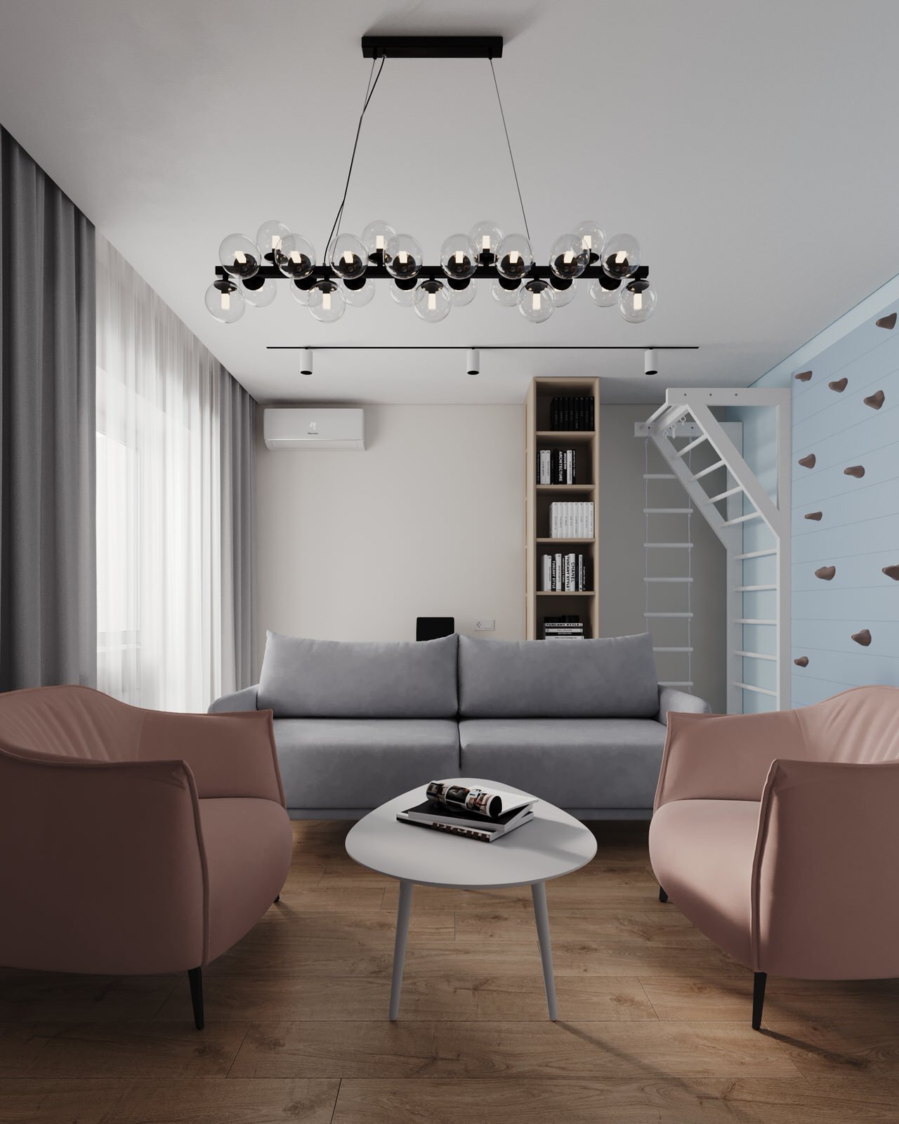 Дизайн проект квартиры 160м