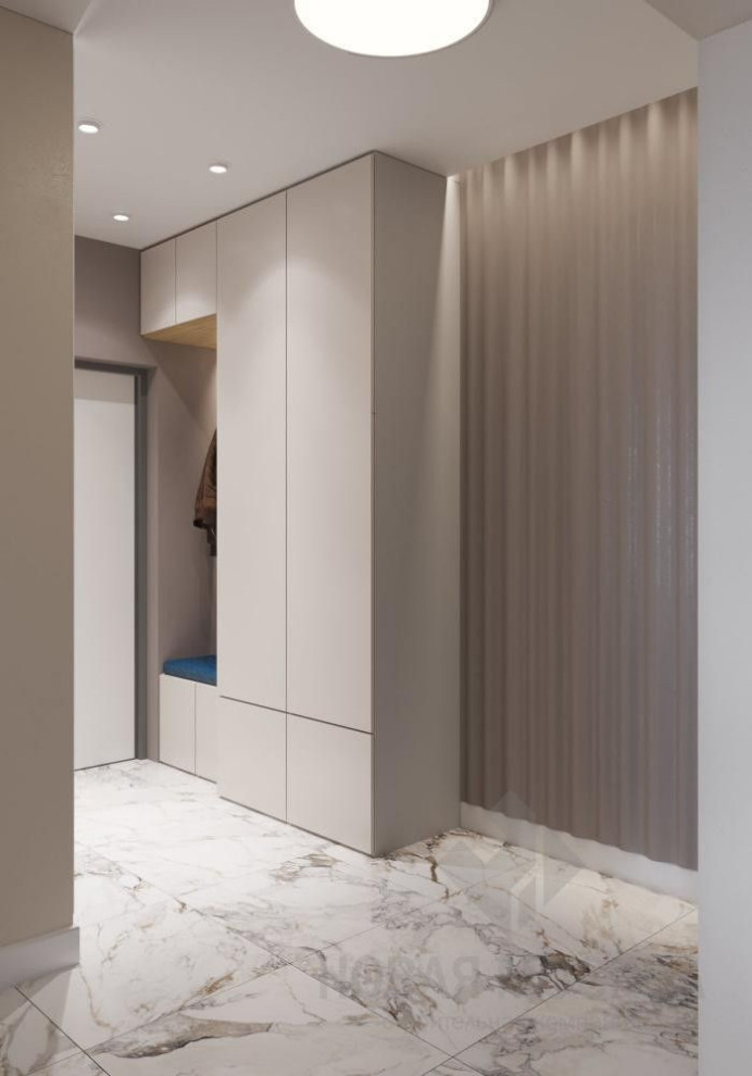 Дизайн-проект двухкомнатной квартиры 67 кв.м в Солнцево