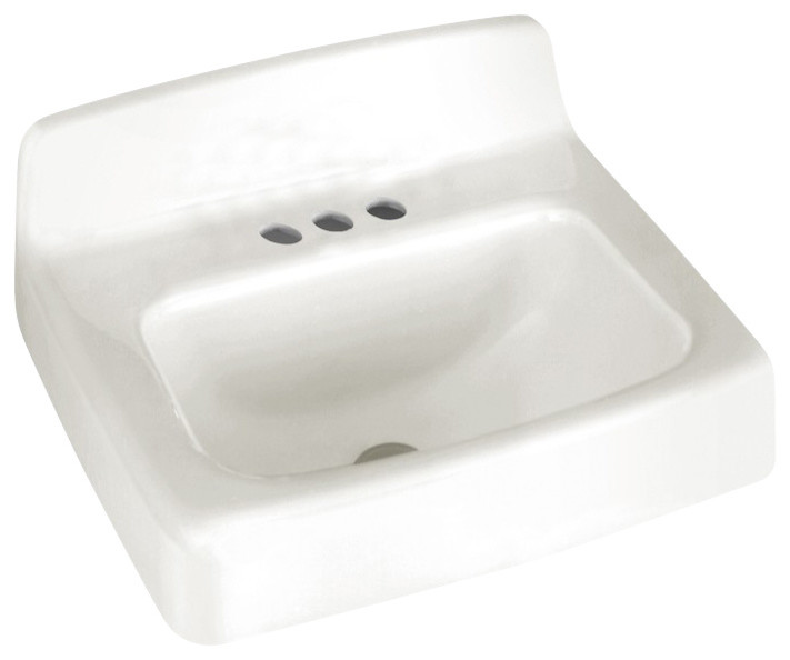 Regalyn Wall-Mount Bathroom Sink in White