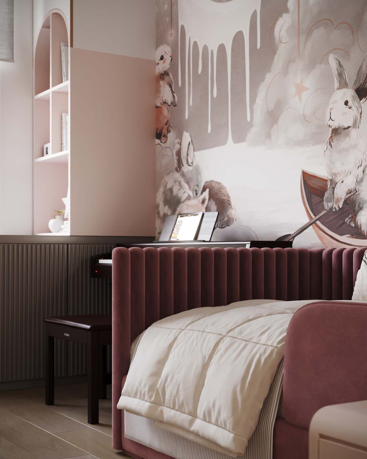 Дизайн детской комнаты для девочки