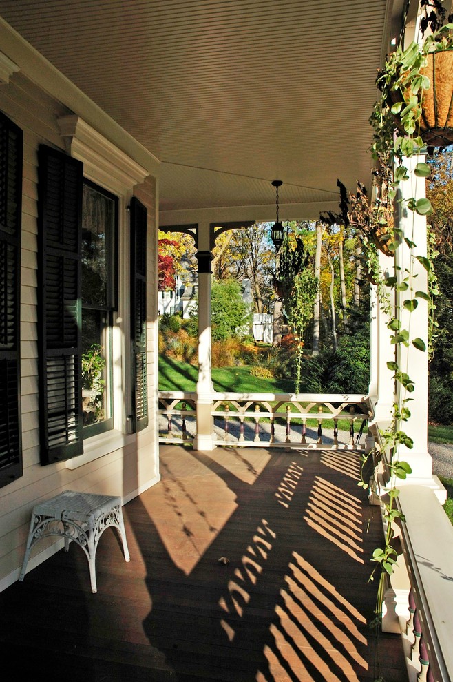 This is an example of a traditional verandah in New York.