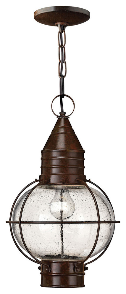 Hinkley Cape Cod 1-Light Sienna Bronze Hanging Lantern