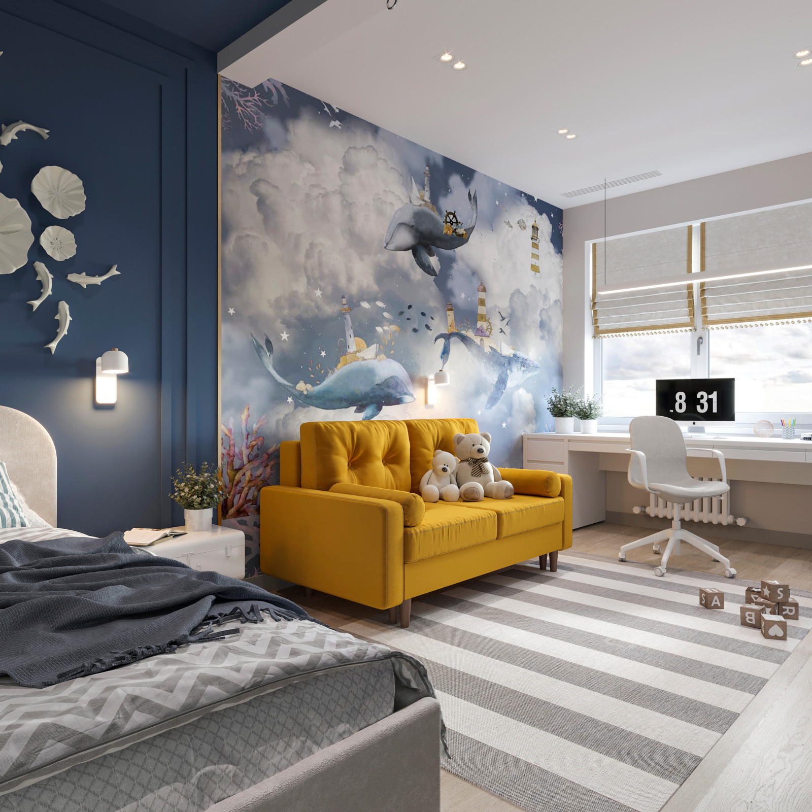 Дизайн-проект 3-комнатной квартиры в ЖК «Ты и Я»