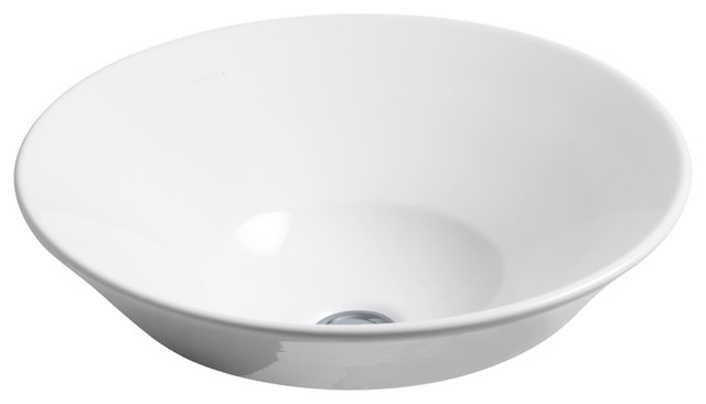 Kohler K 2200 Conical Bell 16 1 4 Drop In Vitreous China Vessel
