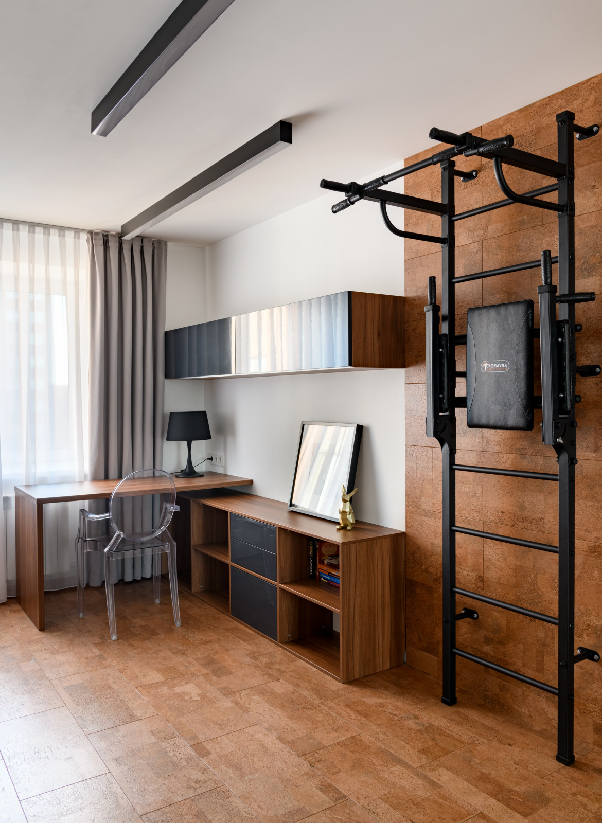 Стильная черно-белая квартира в Новосибирске