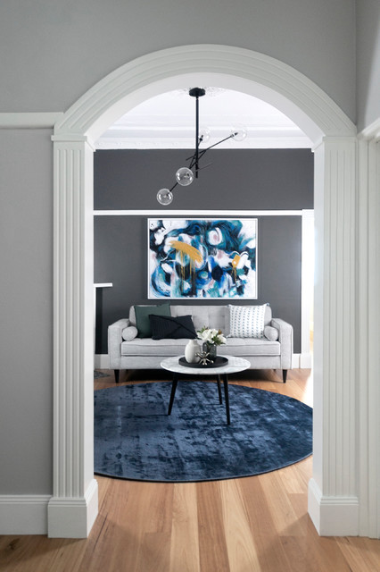 Stanmore House Interior Design contemporary-vardagsrum