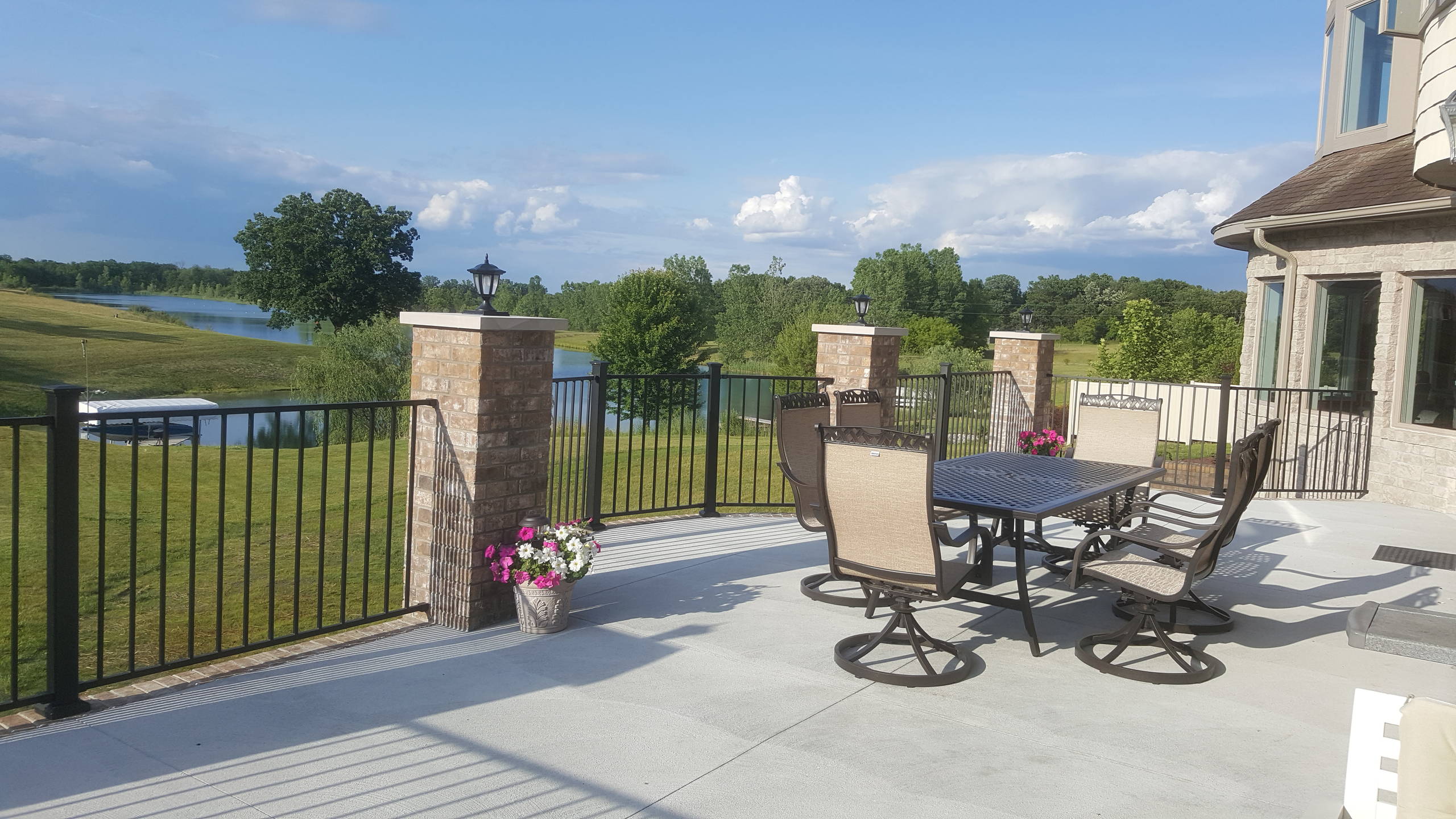 Custom Steel-Cement Raised Deck