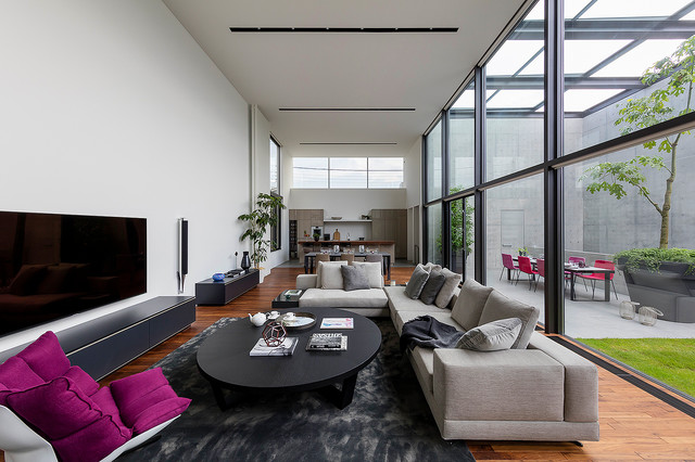 URO house modern-vardagsrum