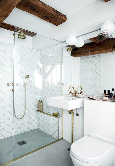 Rustikt Badev&aelig;relse montagne-salle-de-bain