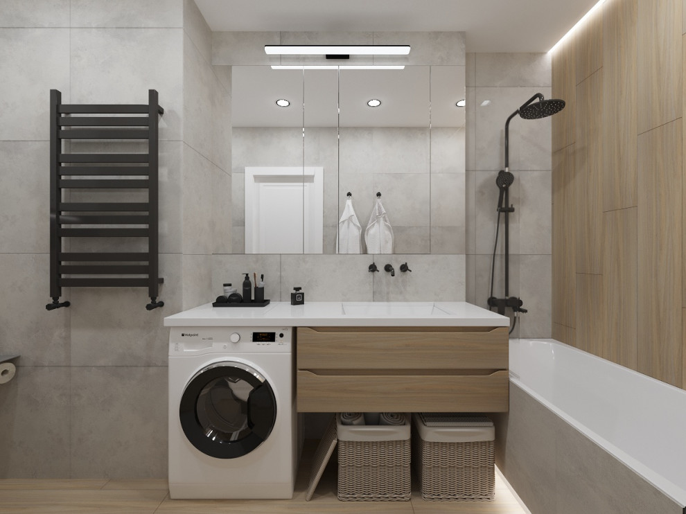 Проект трехкомнатной квартиры (62,5 кв.м)