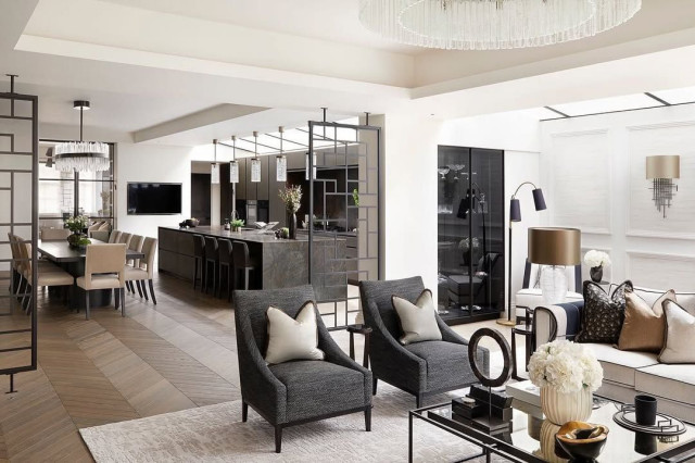 Fulham Refurbishment modern-vardagsrum