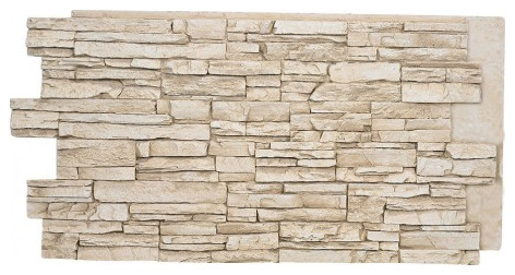 Faux Stone Wall Panel - ALPINE - Rustic - Siding And Stone Veneer - by Buy  Faux Stone | Houzz