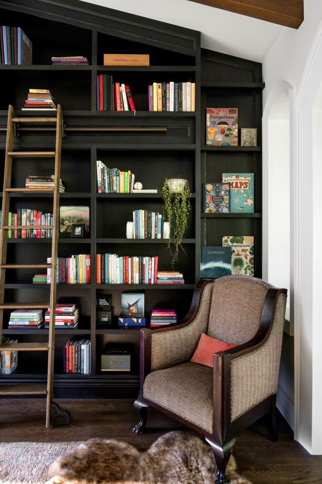Inspiration for an eclectic family room remodel in Seattle