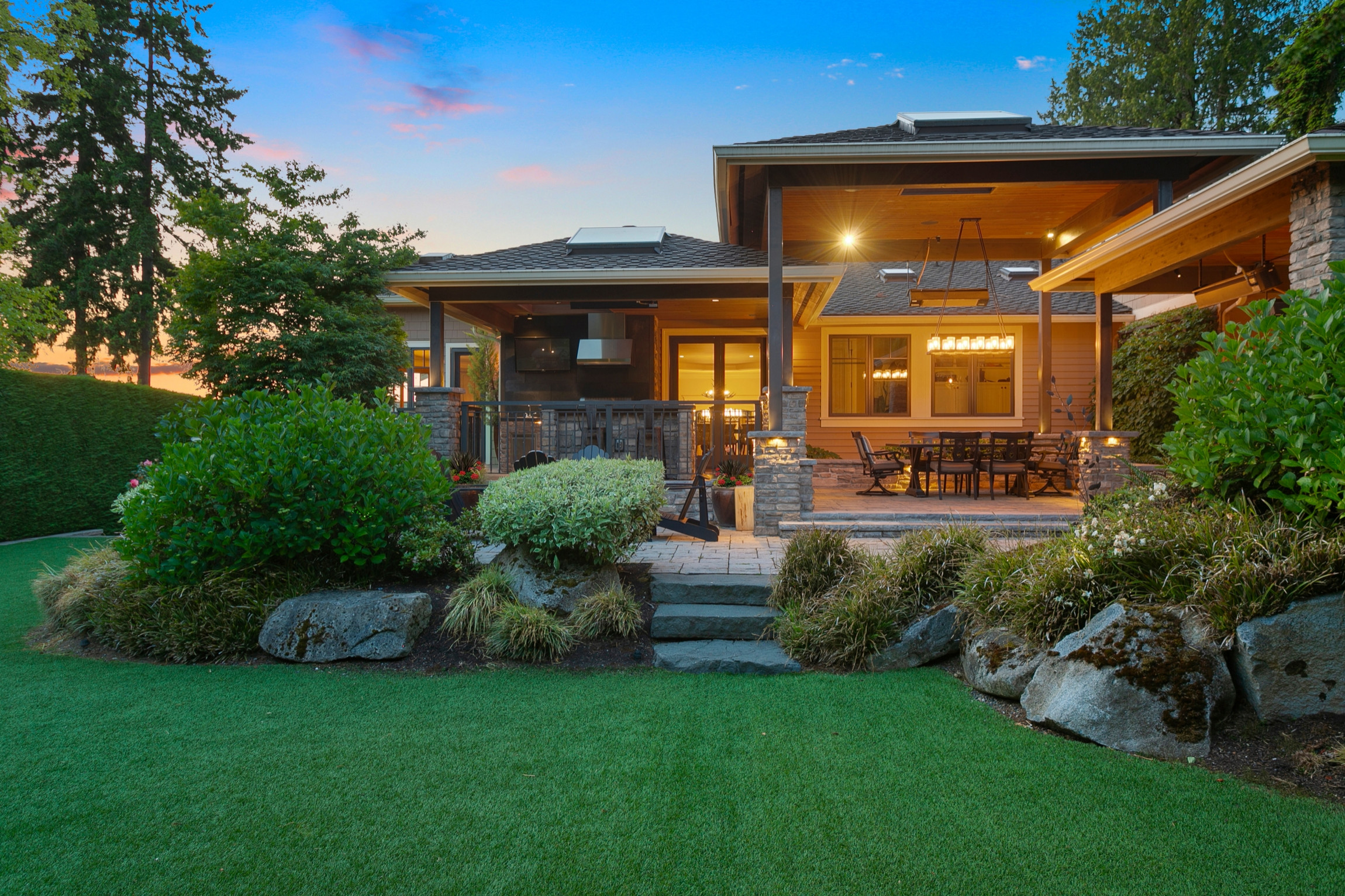 Yarrow Point Triple Roof Outdoor Living
