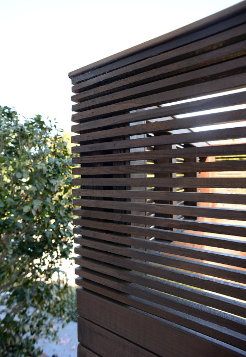 modern fence details - Oakland CA
