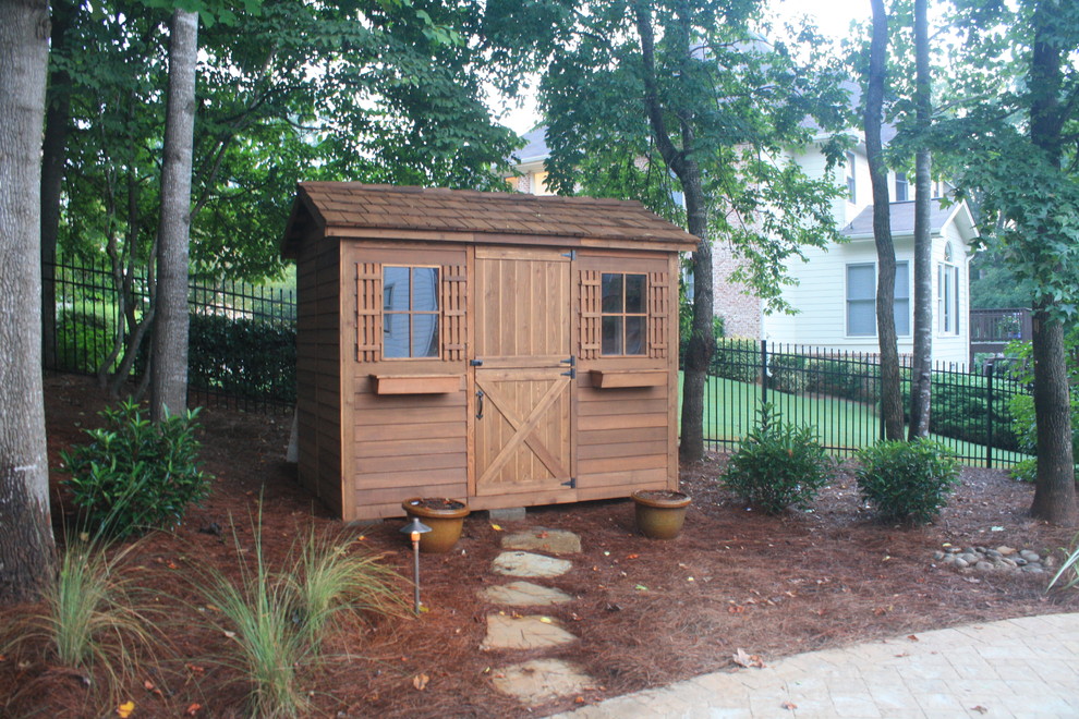 Design ideas for a traditional shed and granny flat in Atlanta.