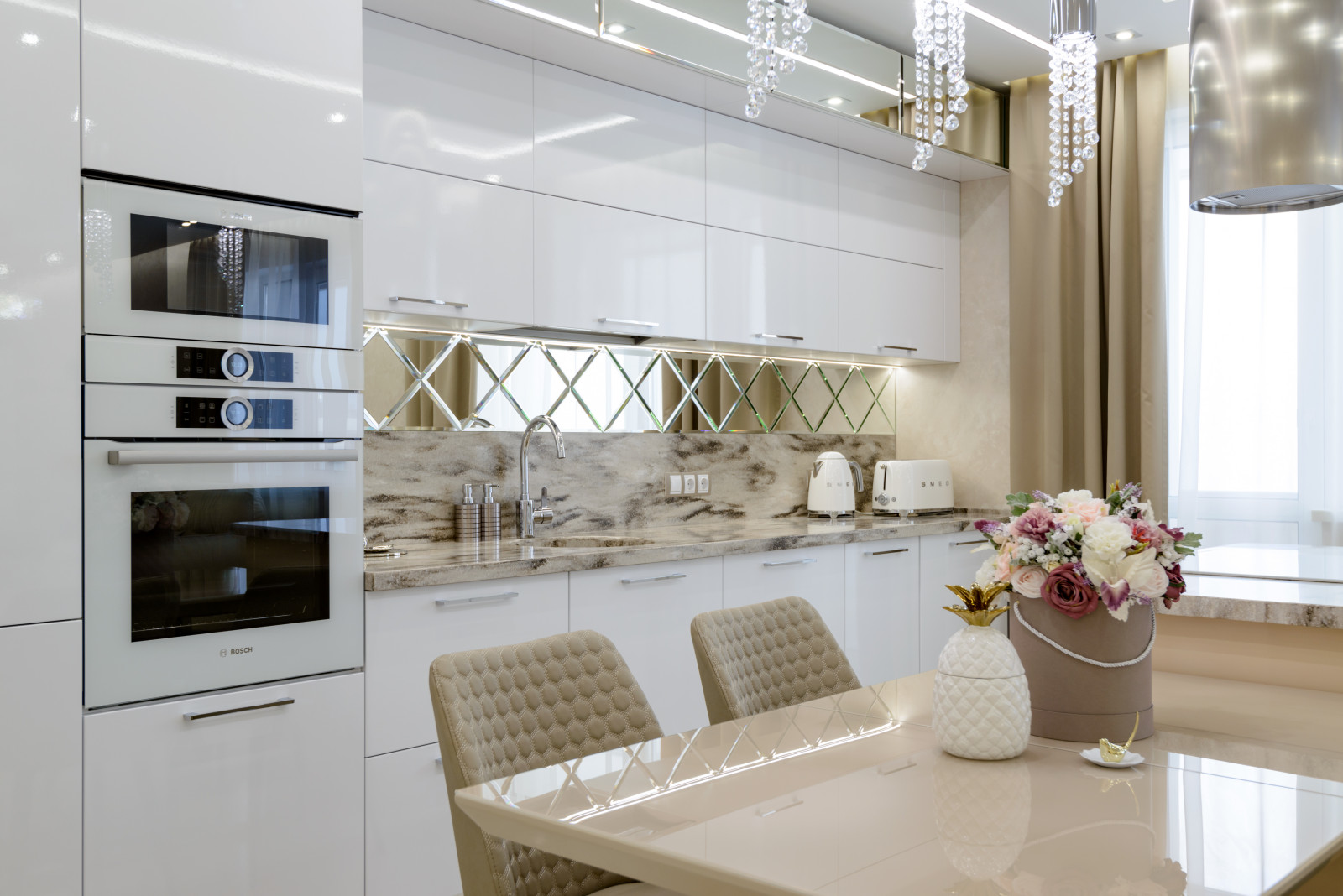 2018г. Фото квартиры 80 м2 в ЖК "Оазис"